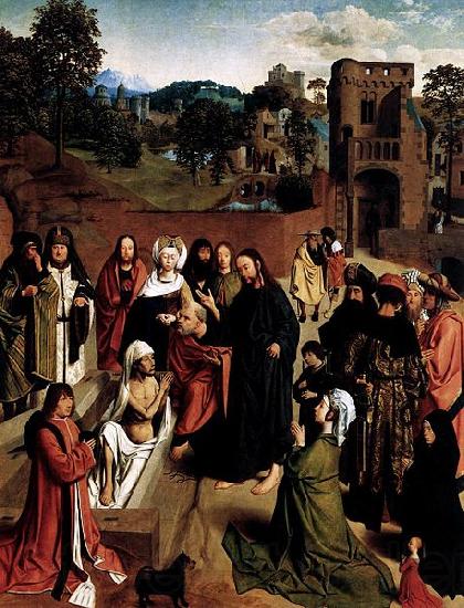 Geertgen Tot Sint Jans The Raising of Lazarus France oil painting art